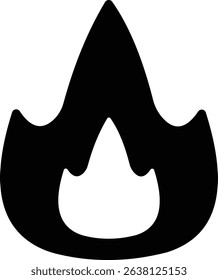 A Simple Fire Flame Symbol