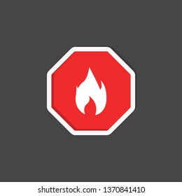 simple fire icon