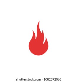 a simple fire logo