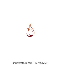 simple fire logo