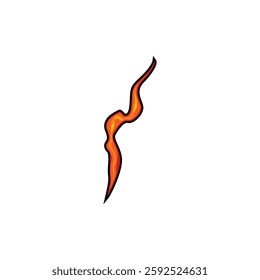 Simple fire vector illustration design.