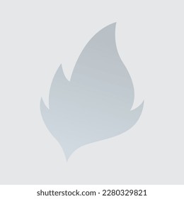 simple fire vector without any additional vectors in 1 frame combined with nice gradation colors
