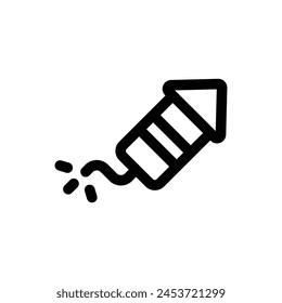 Simple Fireworks icon. The icon can be used for websites, print templates, presentation templates, illustrations, etc