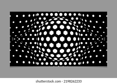 Sencillo fondo web hexagonal de ojos de pez