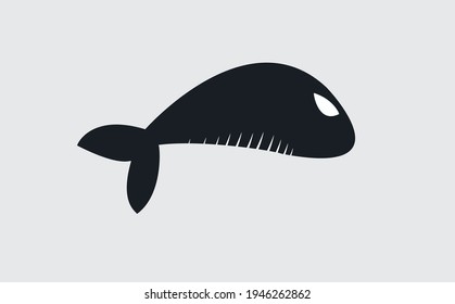 simple fish a icon with vector format