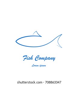 Simple Fish Logo Design For Company Or Restaurant