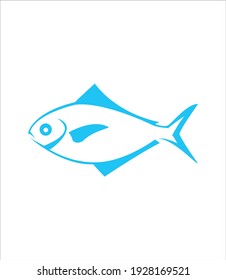 concepto de diseño de logotipo de pescado simple