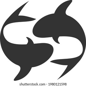 simple fish Logo. fresh and unique fish logo. 