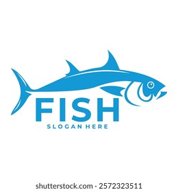 Simple Fish logo vector template. Fish design inspiration