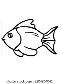 Simple Fish Png Vector File 