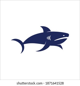 diseño de imagen de logotipo de vectores de peces simple