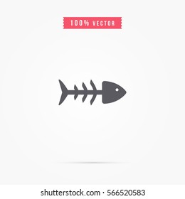 simple fishbone icon