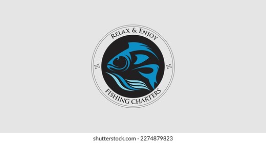 Einfaches Logo-Design mit einzigartigem Konzept und Premium-Vektorgrafik