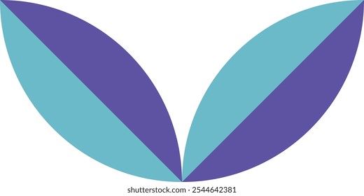 ícones de forma abstratos de fla-art simples