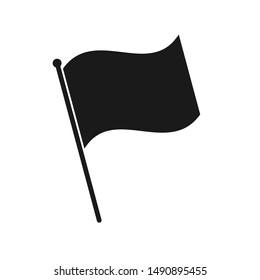 Simple flag icon isolated on white background