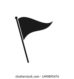 Simple flag icon isolated on white background