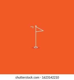 Simple flag icon template design