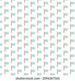 Simple flag pattern design and background art