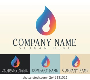 Concepto de Ilustración vectorial de llama simple.