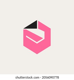 simple flamingo bird logo. vector illustration for business logo or icon