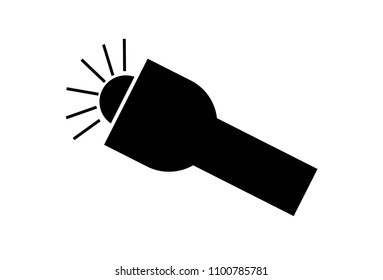 Simple flashlight icon