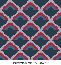 Un simple adorno abstracto plano decorará cualquier superficie o cosa y lo hará atractivo. Patrón sin problemas para impresiones, textiles, web, publicidad y cualquier proyecto de diseño.