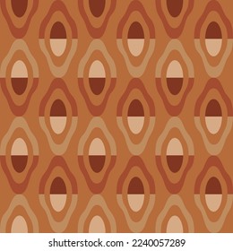 Simple flat abstract ornament will decorate any surface or thing and make it attractive. Seamless pattern for prints, textile, web, advertising and any design projects.
