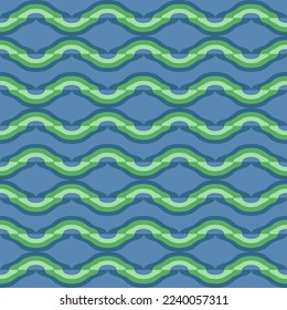 Simple flat abstract ornament will decorate any surface or thing and make it attractive. Seamless pattern for prints, textile, web, advertising and any design projects.