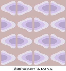 Simple flat abstract ornament will decorate any surface or thing and make it attractive. Seamless pattern for prints, textile, web, advertising and any design projects.