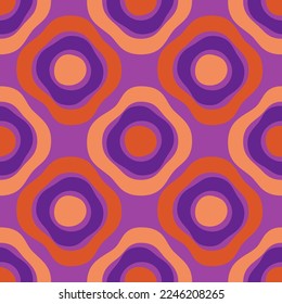 Simple flat abstract ornament will decorate any surface or thing and make it attractive. Seamless pattern for prints, textile, web, advertising and any design projects.