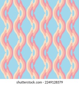 Simple flat abstract ornament will decorate any surface or thing and make it attractive. Seamless pattern for prints, textile, web, advertising and any design projects.