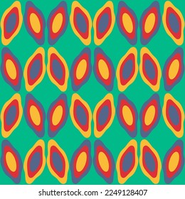 Simple flat abstract ornament will decorate any surface or thing and make it attractive. Seamless pattern for prints, textile, web, advertising and any design projects.