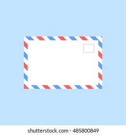 Simple Flat Air Mail Icon 