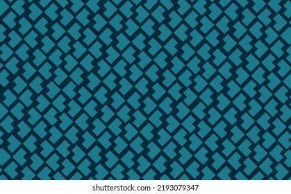 Simple And Flat Arrow Heads Tiled Pattern. Blue Colored Pattern Background. Suitable For Banner, Wallpaper, Fill Background, And Cover.