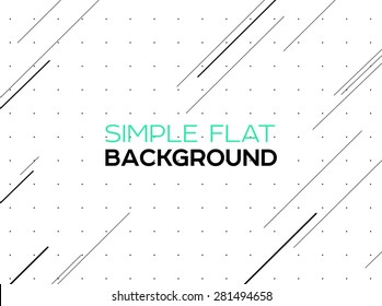 Simple flat background. Vector