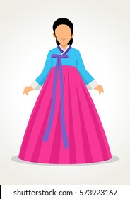 Korean Traditional Dress Stock Vectors, Images & Vector Art | Shutterstock