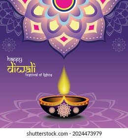 simple flat design diwali day festival of light