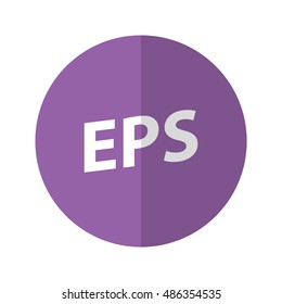 Simple Flat Design EPS format icon with diagonal style. 