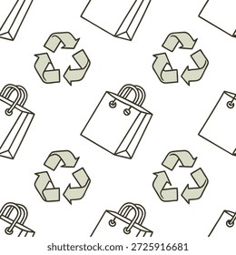 Icono de diseño plano simple Texturas de papel reciclado Concepto de azulejos como azulejos sin costuras hechos de texturas de papel reciclado que destacan la reutilización de materiales en diseños creativos. ilustración plana en , para publicidad, sin texto y texto, profundidad completa de campo, detalle de alta calidad --ar 16:9