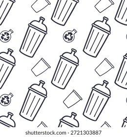 Icono de diseño plano simple Concepto de azulejos de vidrio reciclado como azulejos de fondo sin costuras hechos de vidrio reciclado que refleja las posibilidades de cero desperdicio en interiores modernos. ilustración plana en , para publicidad , sin texto y texto, profundidad completa de campo, detalle de alta calidad --ar 16:9