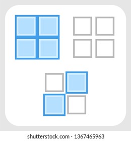 Simple Flat Design Selection Object