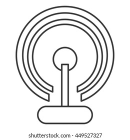 simple flat design wifi router signal icon vector illustration