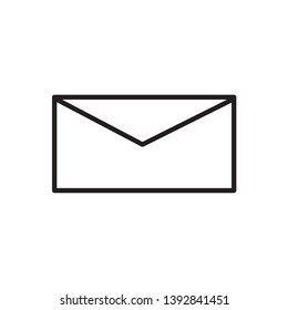 Simple and flat envelope mail sign icon vector illustration EPS 10