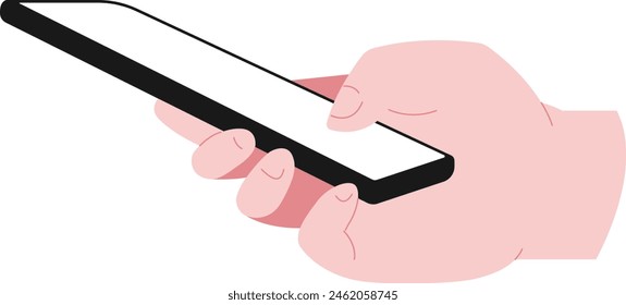 Simple flat Finger Touch Screen illustration