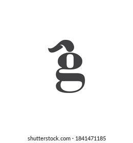 Einfach flacher G-Letter für Genie-Logo
