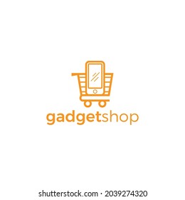 Simple Flat Gadget Shop Logo Icon.