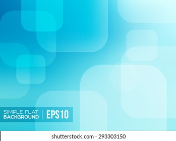 Simple flat gradient background. Vector bokeh