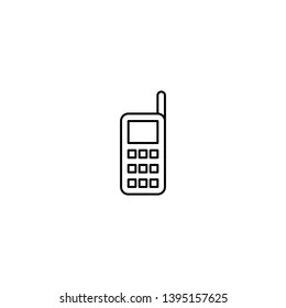 Simple flat handphone design icon