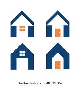 Simple Flat House Icon Symbol