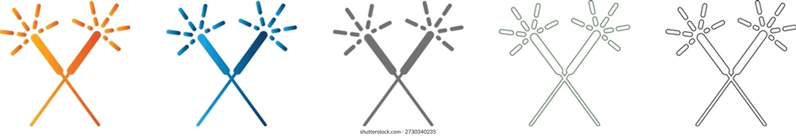 A simple flat icon of firecrackers, part of a consistent icon set. Solid black vector graphic isolated on white, representing celebration. icon set.